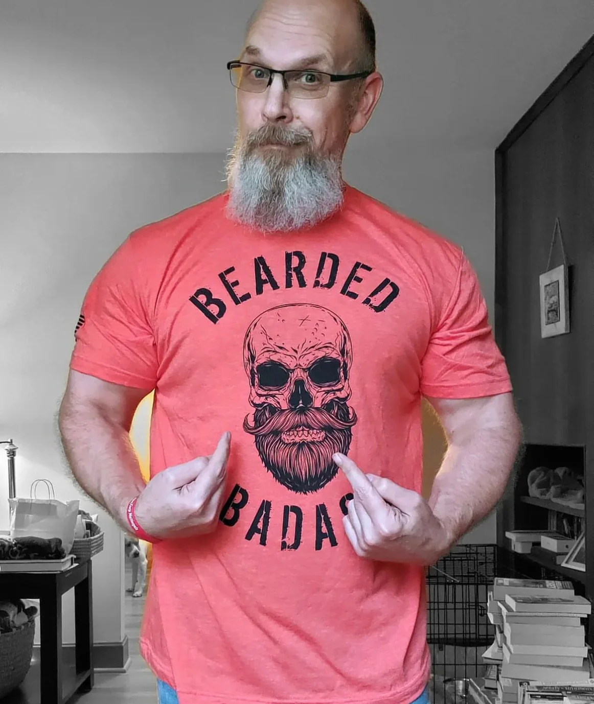 Bearded Badass Tee - Image 3