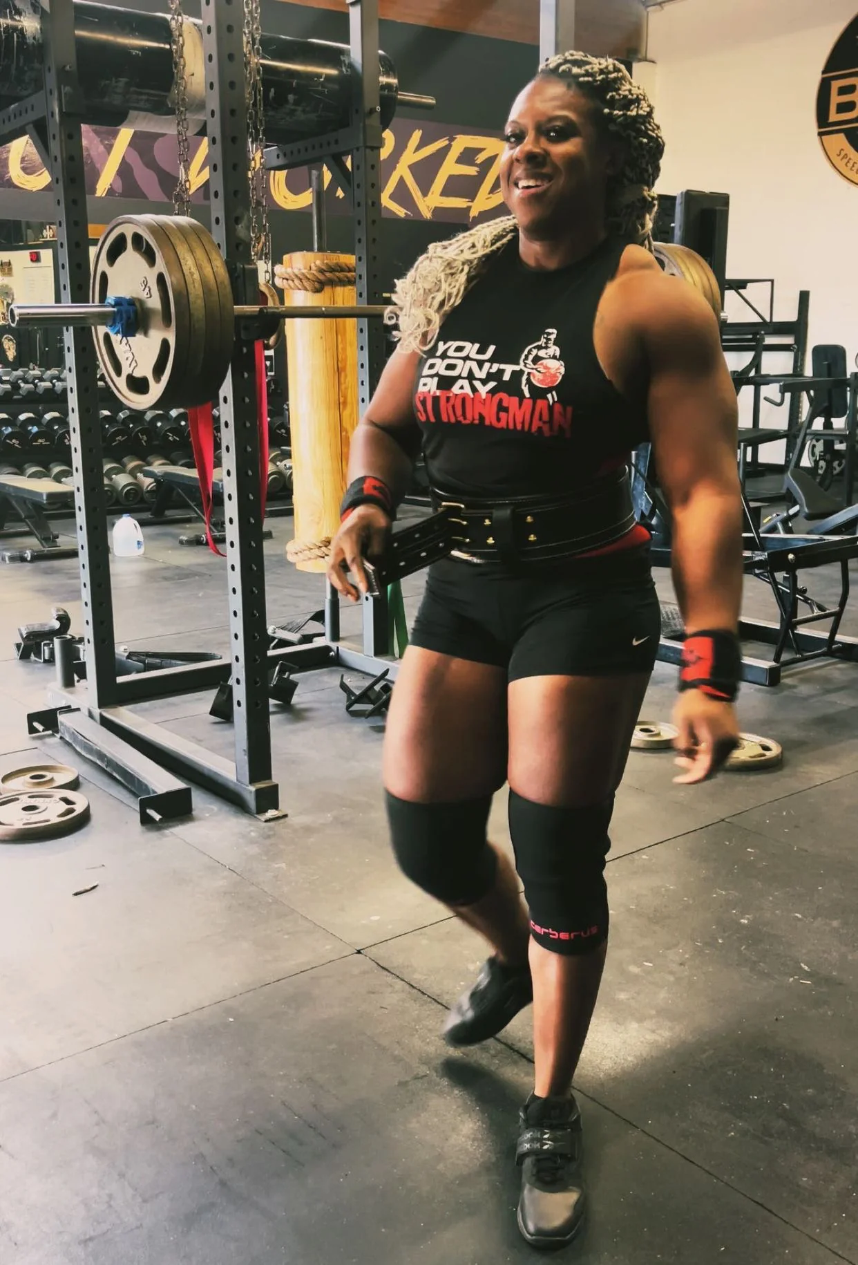 You Don't Play Strongman Tee - Image 2